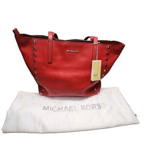 MICHAEL KORS Rivington Large Studded Tote With Tags